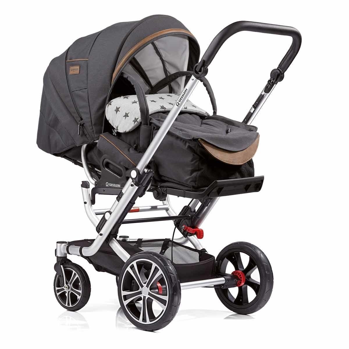 Air F6 wählbar Kinderwagen Farbe & Gesslein Modell 2024 Plus Babytasche