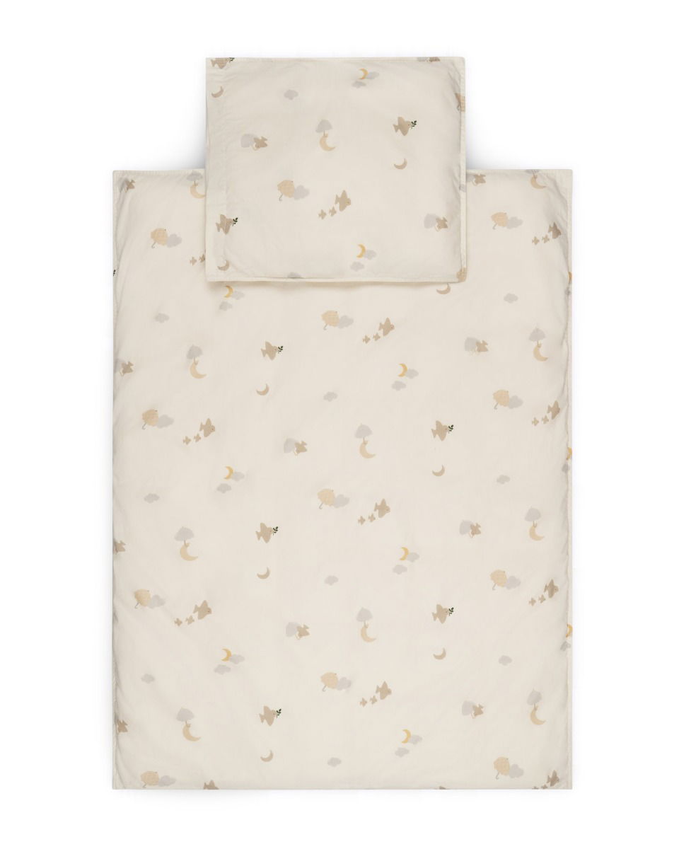 Moonboon Junior Bettwäsche Crisp - Over the Moon Nature 100x135cm