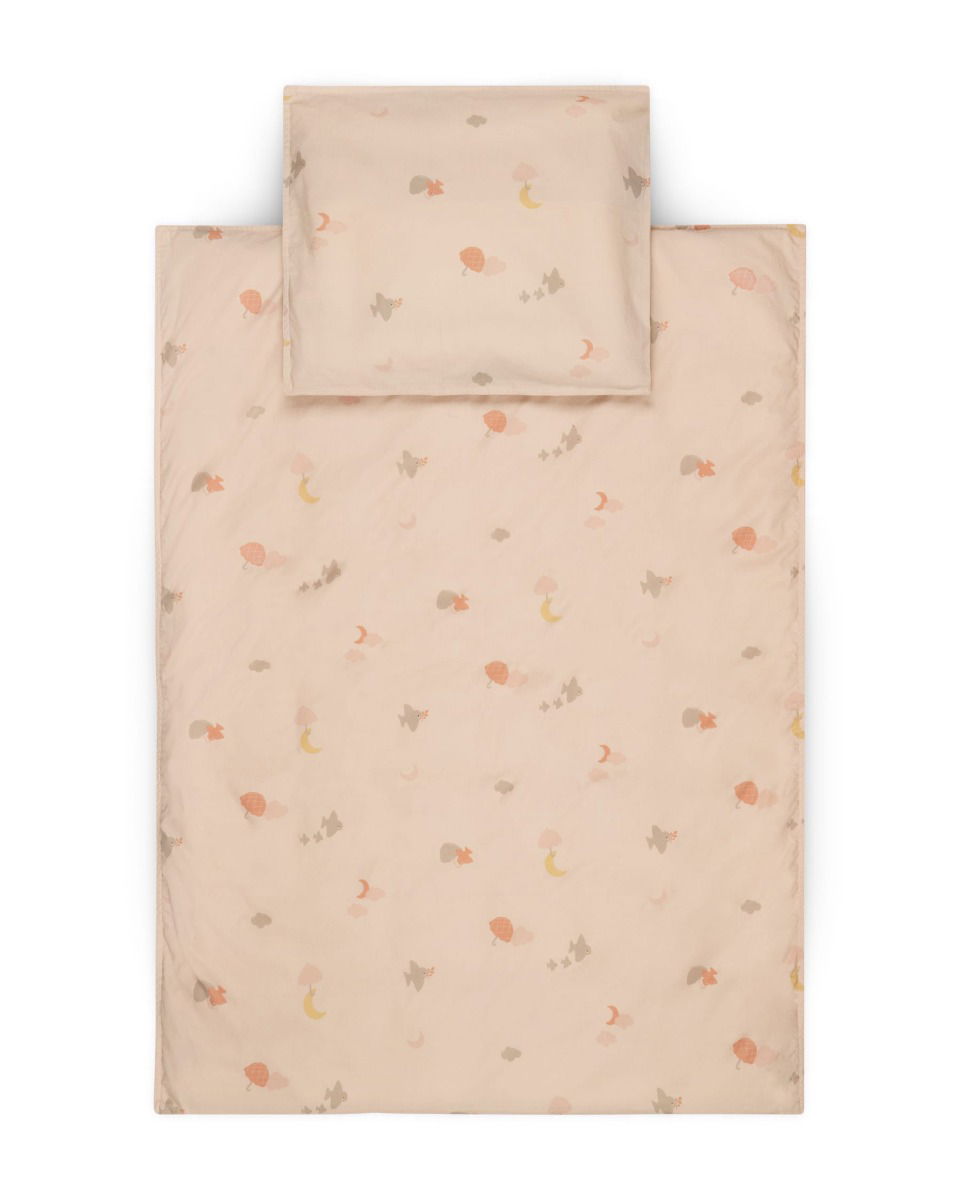 Moonboon Junior Bettwäsche Crisp - Over the Moon Rose 100x135cm