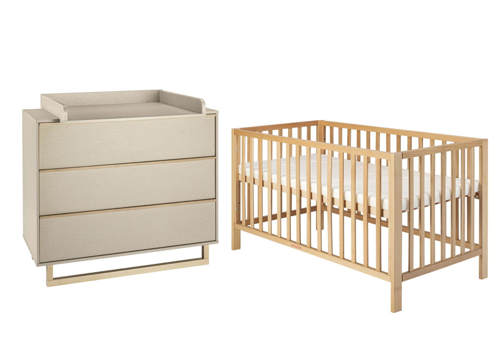 Schardt Kinderzimmer Terry - Bett und Wickelkommode