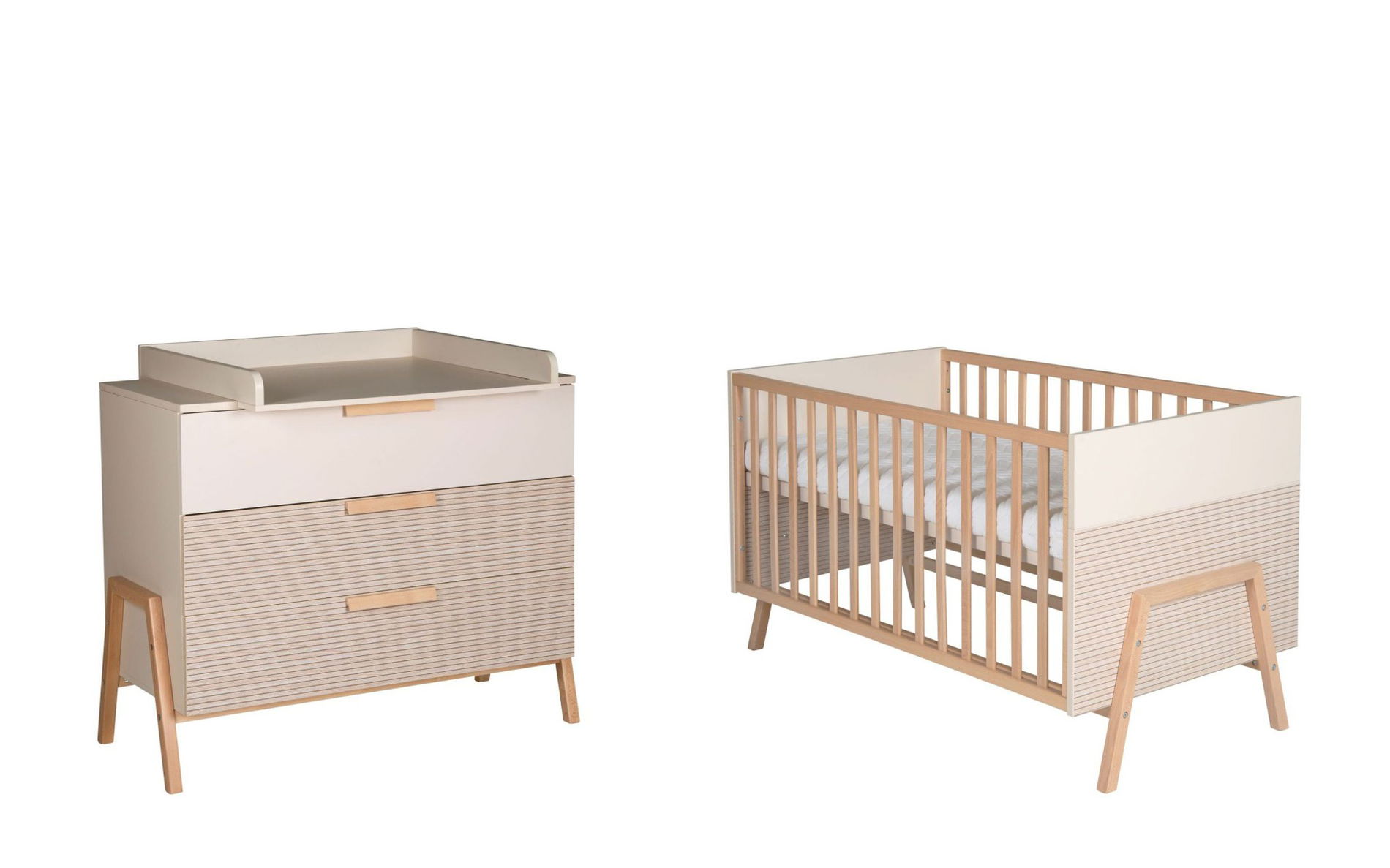 Schardt Kinderzimmer Happy - Bett/Umbauseiten und Wickelkommode