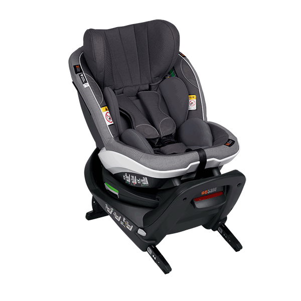 BeSafe iZi Turn M i-Size Kindersitz Metallic Mélange