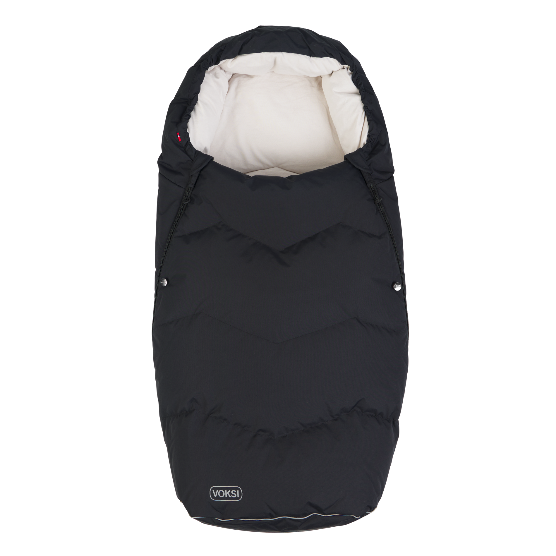 Voksi Urban Schlafsack Black Cream