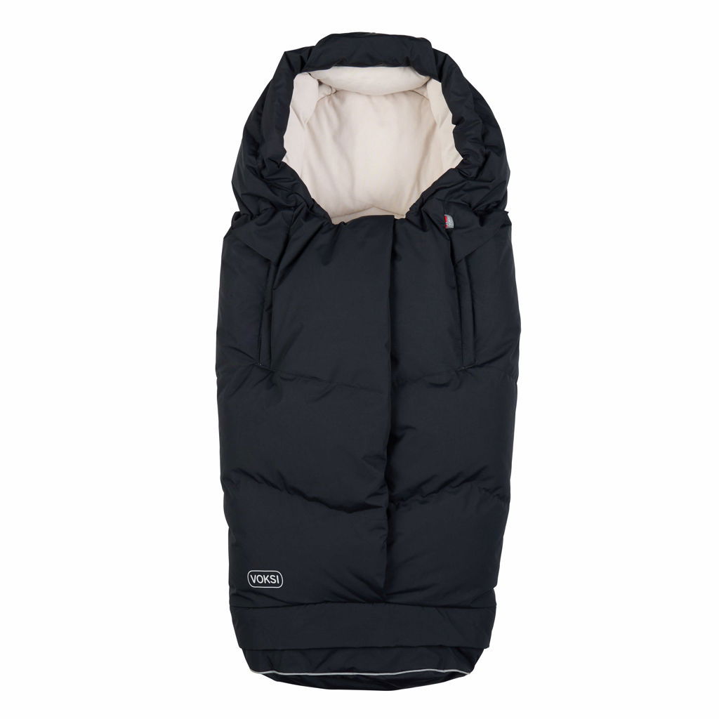 Voksi City North Schlafsack Black Cream