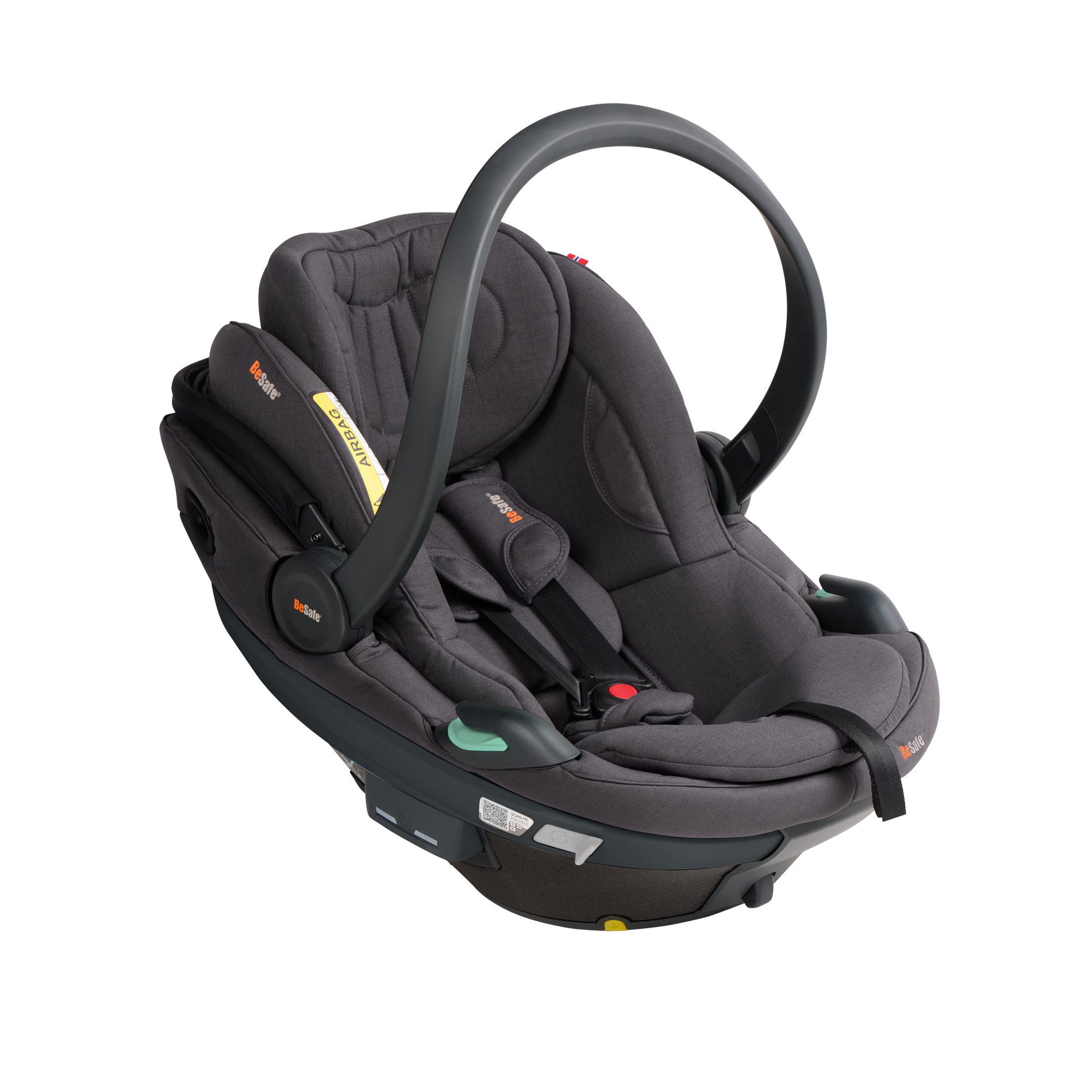 BeSafe Go Beyond2 Babyschale Dark Grey Mélange