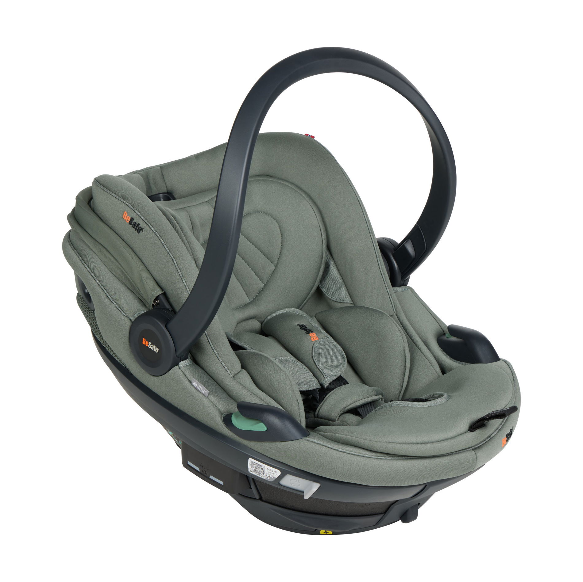 BeSafe Go Beyond2 Babyschale Meadow Green Soft Breeze