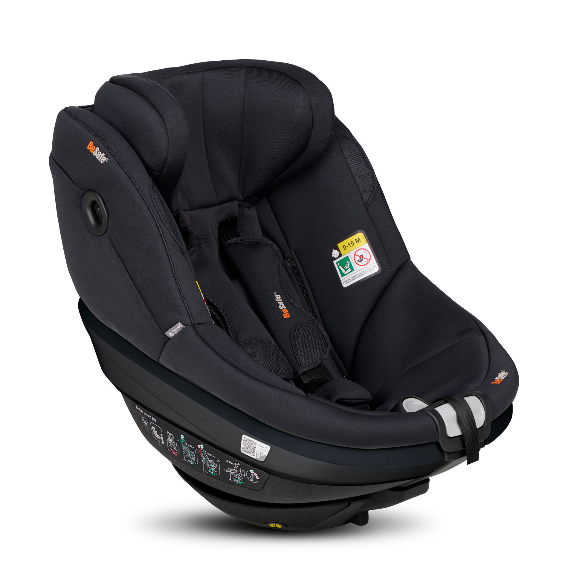 BeSafe Beyond2 360 Kindersitz Black Soft Breeze