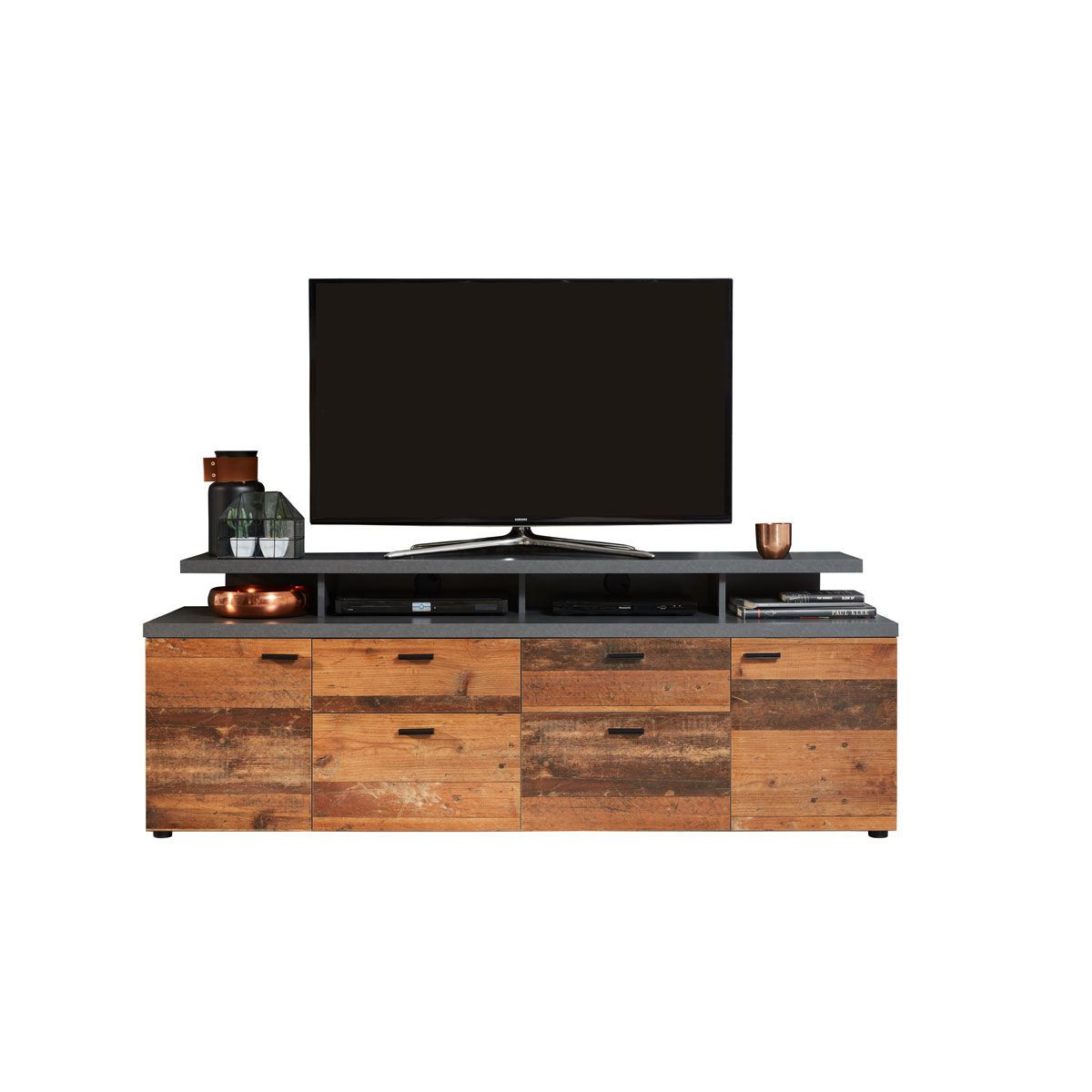 trendteam Mood TV-Lowboard Old Wood / Matera