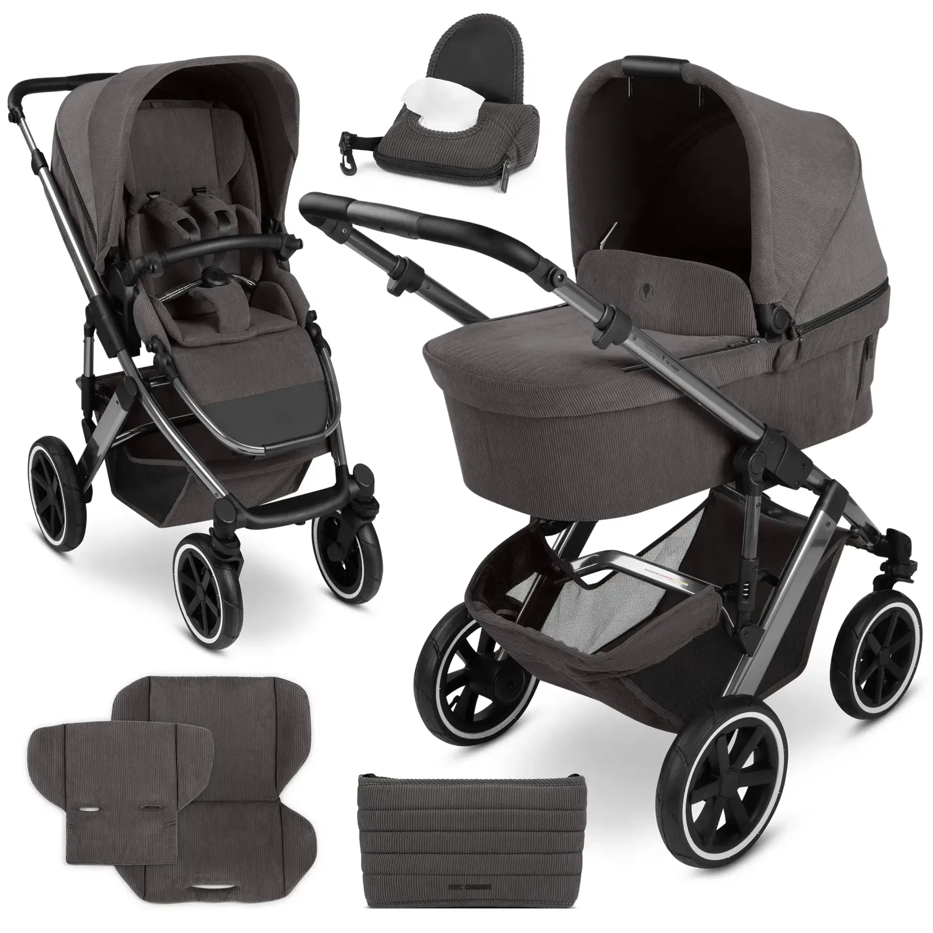 ABC-Design Salsa 5 Air Kombi-Kinderwagen almond