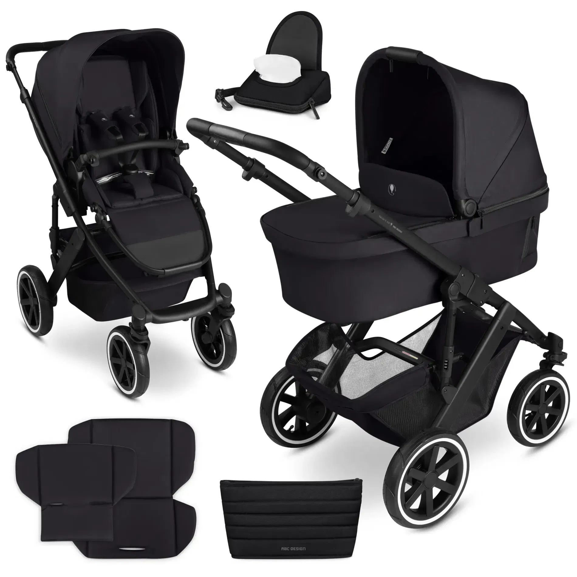 ABC-Design Salsa 5 Air Kombi-Kinderwagen coal