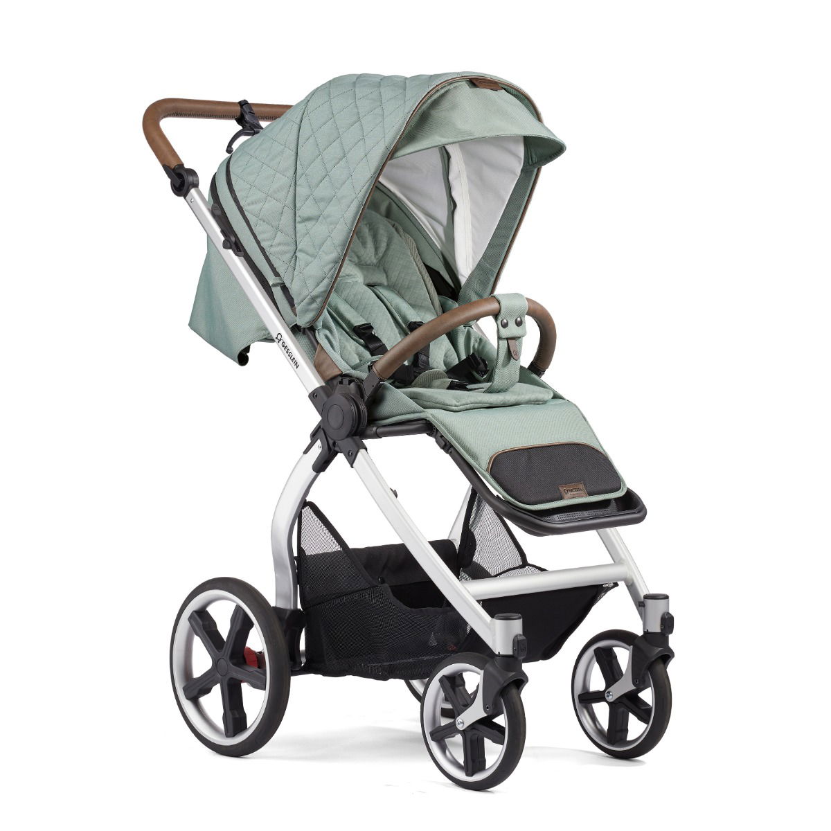 Gesslein FX4 Swing Sportwagen mit Handbremse Gestell eloxiert Farbe wählbar