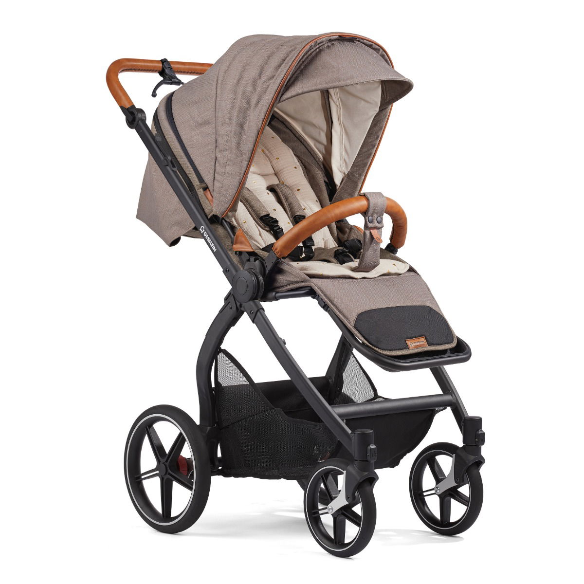 Gesslein FX4 Swing Sportwagen mit Handbremse Gestell schwarz Farbe wählbar