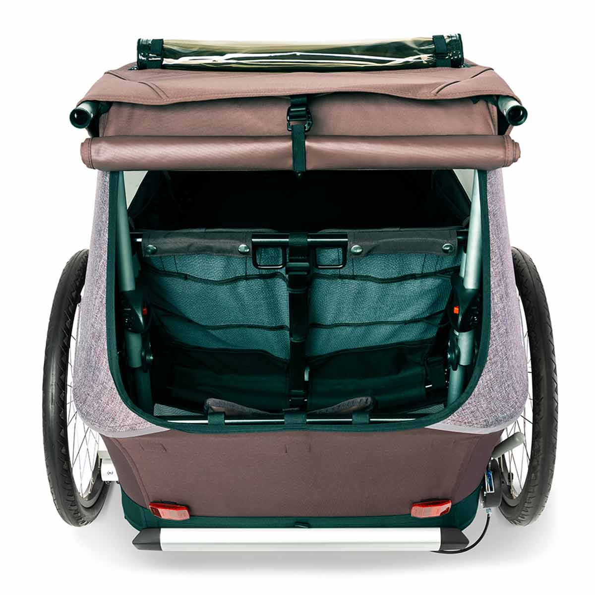 Kit Invernale Per Rimorchio Bici Croozer - Sacco Nanna E Inserti In Pile Per Freddo, Blossom Red, Taglia Unica - Foto 7