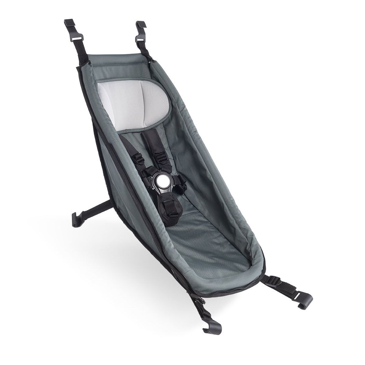 Croozer Babysitz Graphite blue passend für alle Croozer Fahrradanhänger