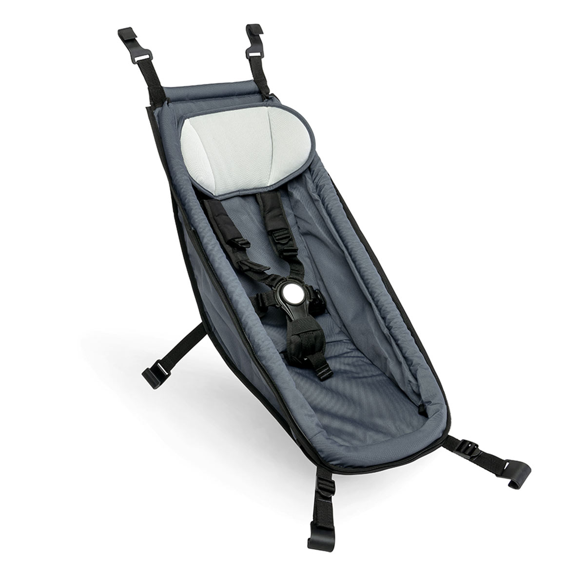 Croozer Babysitz Graphite blue passend für alle Croozer Fahrradanhänger