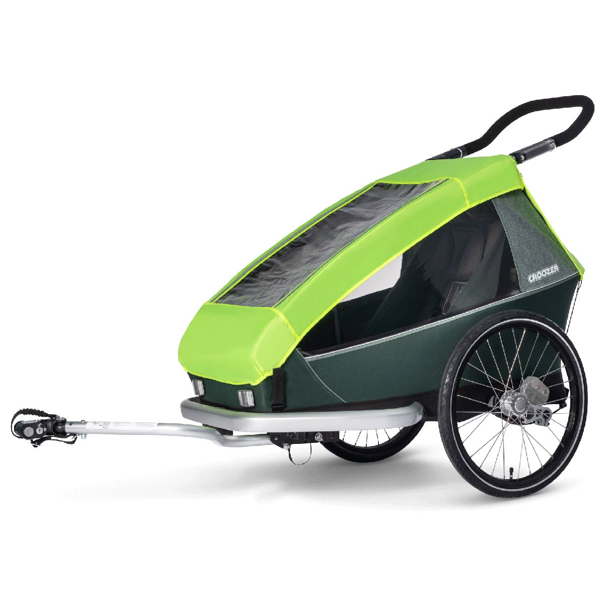 Croozer Regenverdeck Einsitzer lightning yellow für alle Croozer Kid Fahrradanhänger ab 2016