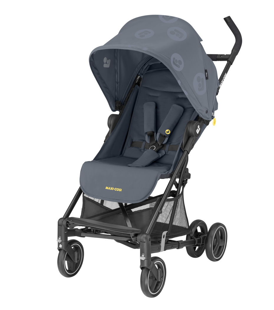 Maxi-Cosi Zelia 3 Luxe Twillic Truffle Fr (Black glossy frame & Black Leather)