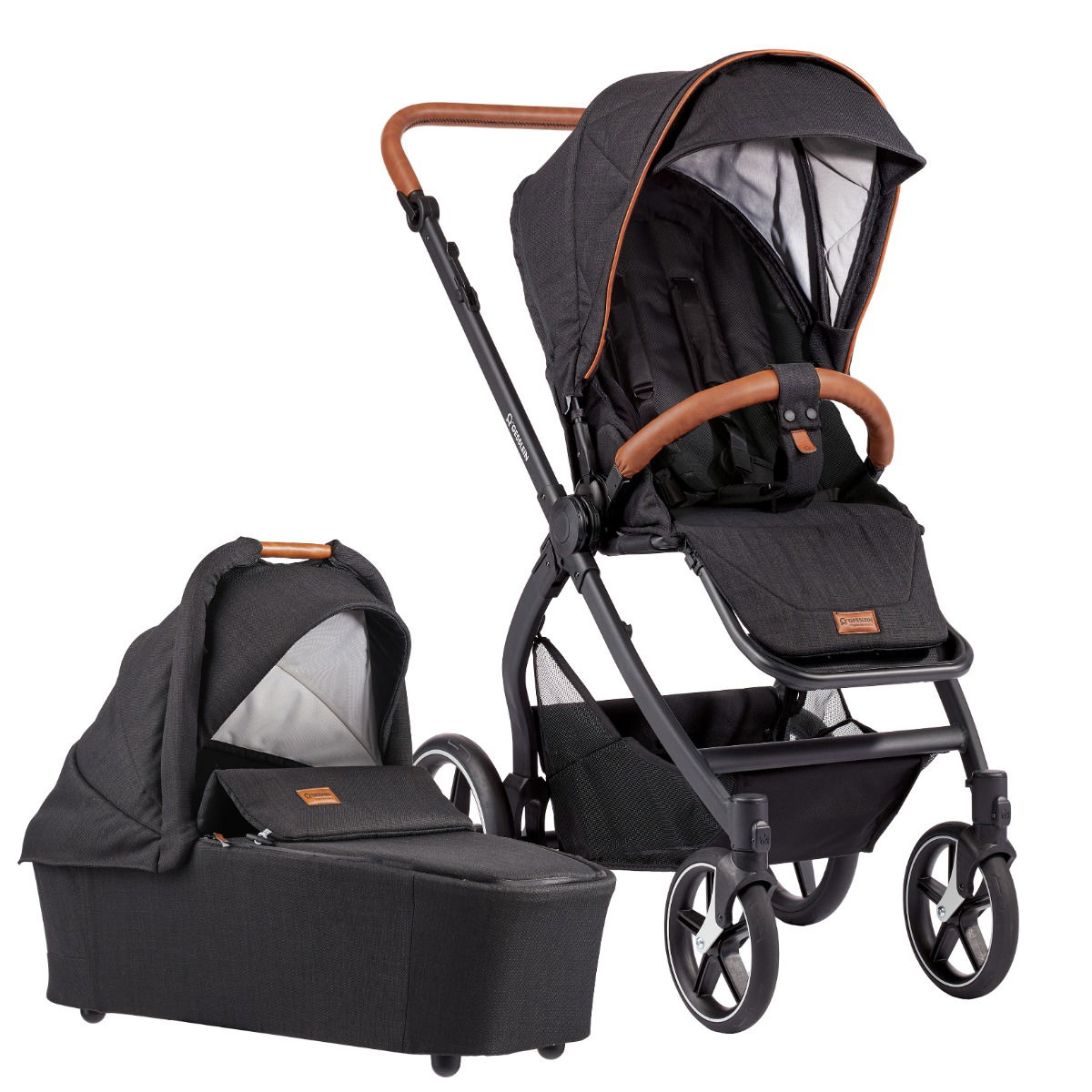 Gesslein FX4 Kinderwagen Style Set schwarz/schwarz