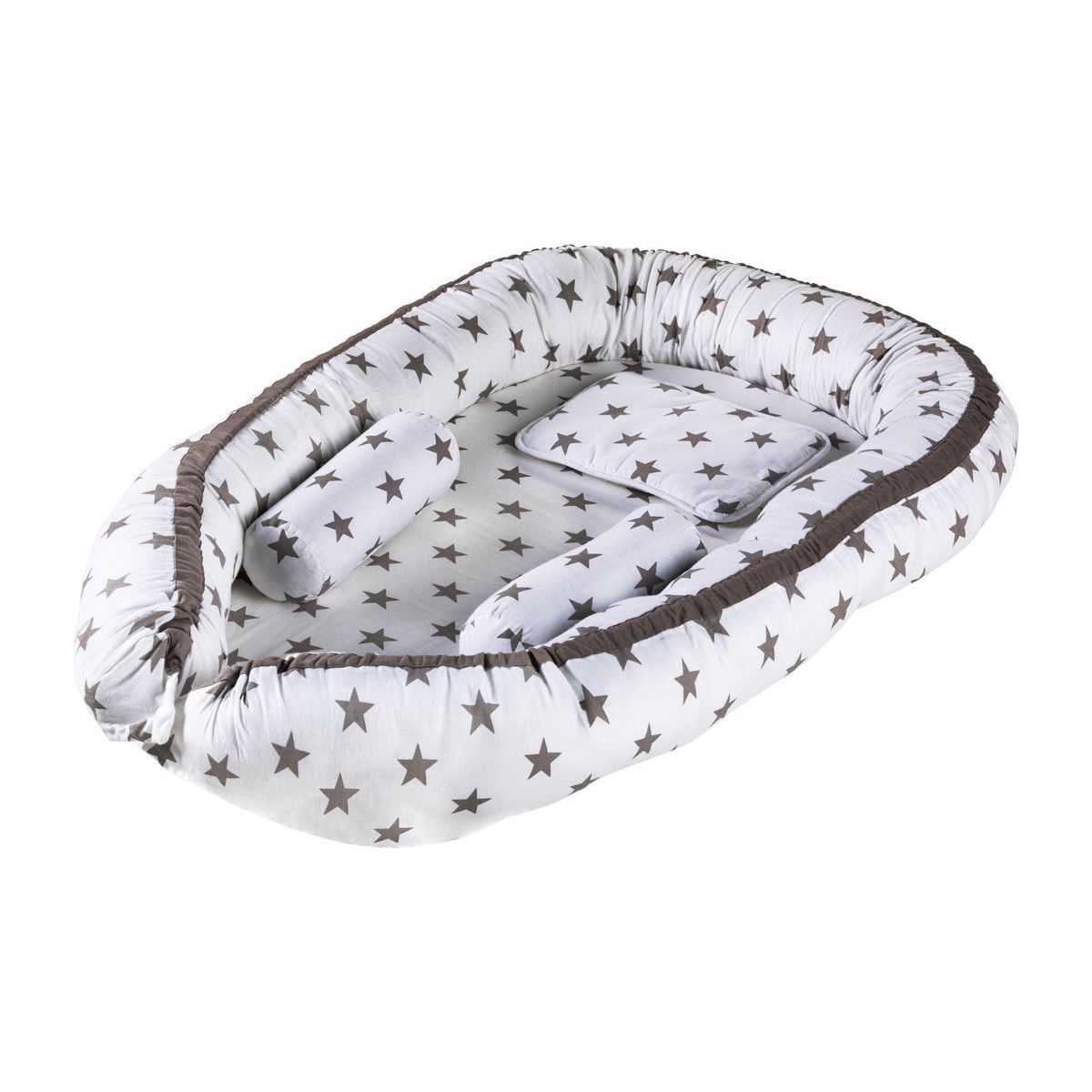 Schardt Babynest Big Stars Grey Schutz und Geborgenheit im Elternbett