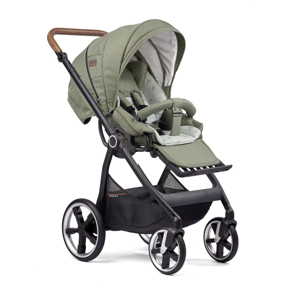 Gesslein INDY M2 Swing Sportwagen Gestell schwarz Farbe wählbar