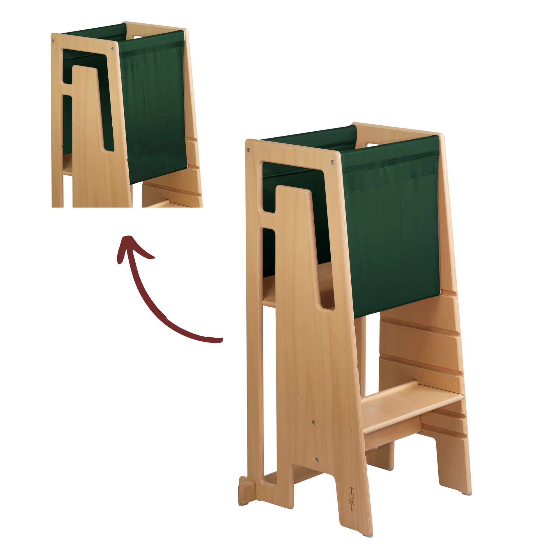 Tuki® Entdeckertuch grün