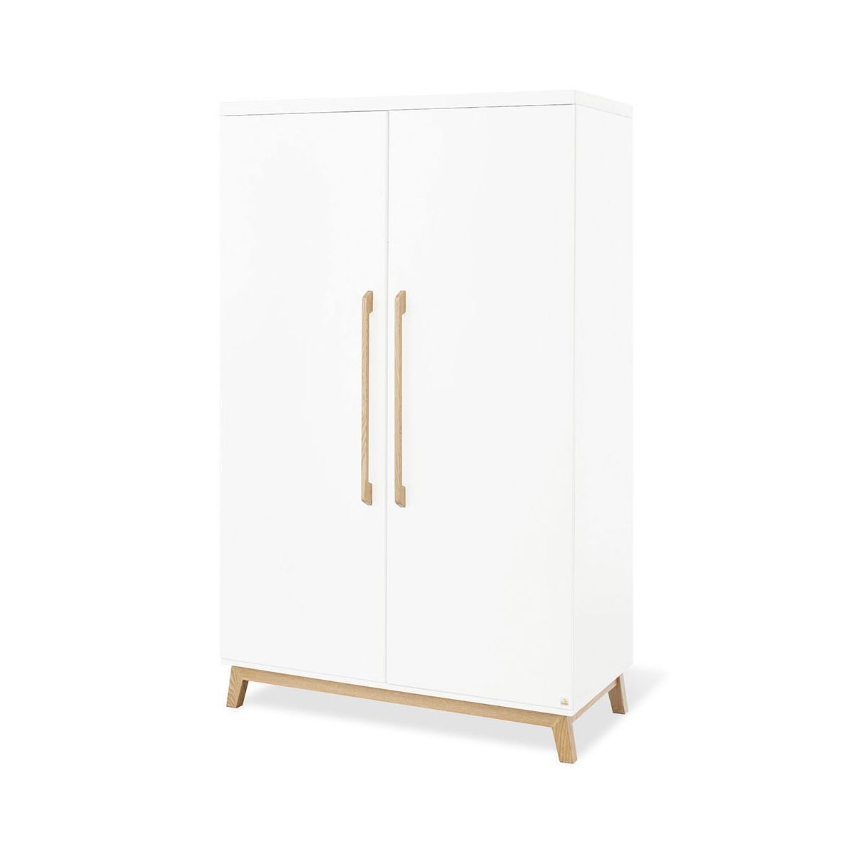 Pinolino Riva Kleiderschrank, 2-türig, weiß, 115cm x 58cm x 194cm