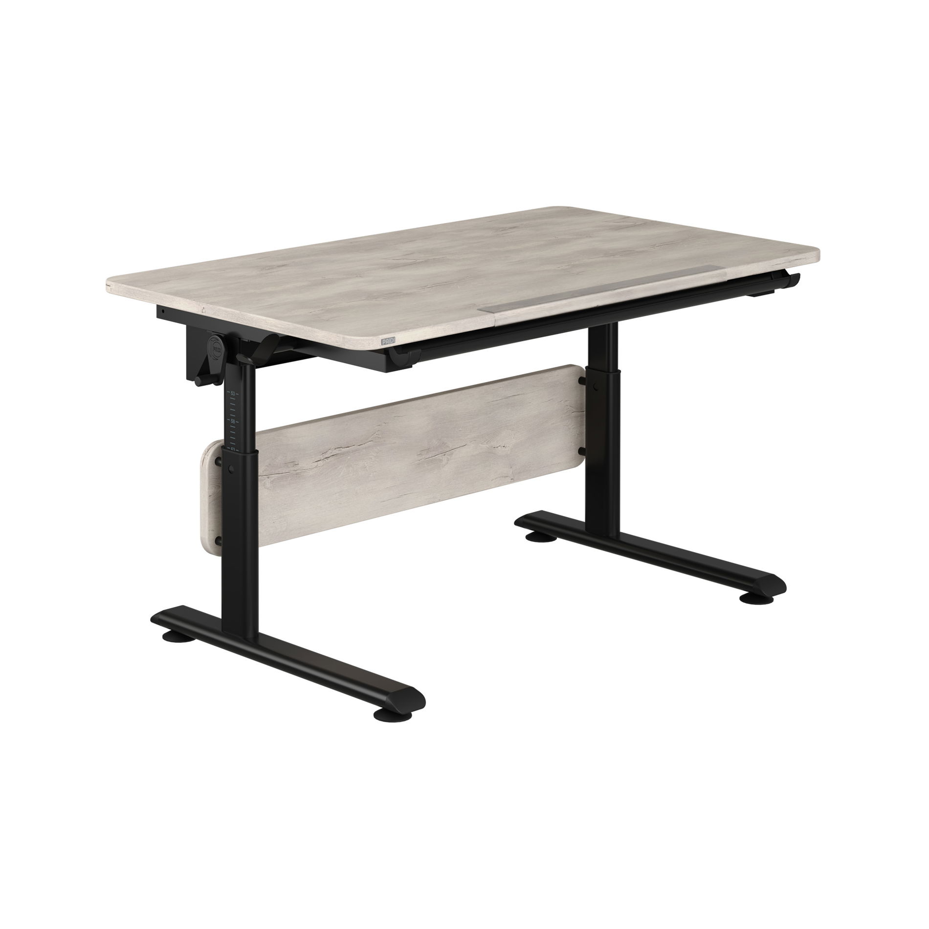 Diego Schreibtisch in schwarz/Eiche-Nautik, B 120 cm