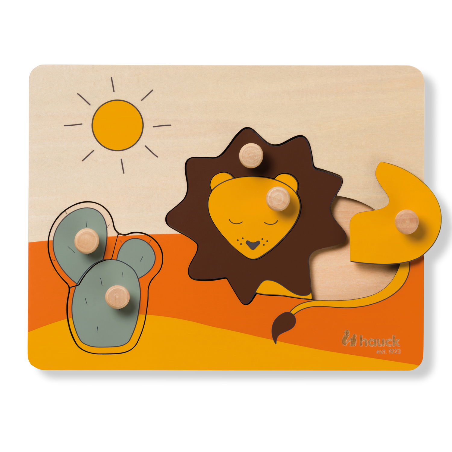 Hauck Puzzle N Sort Holzpuzzle Lion
