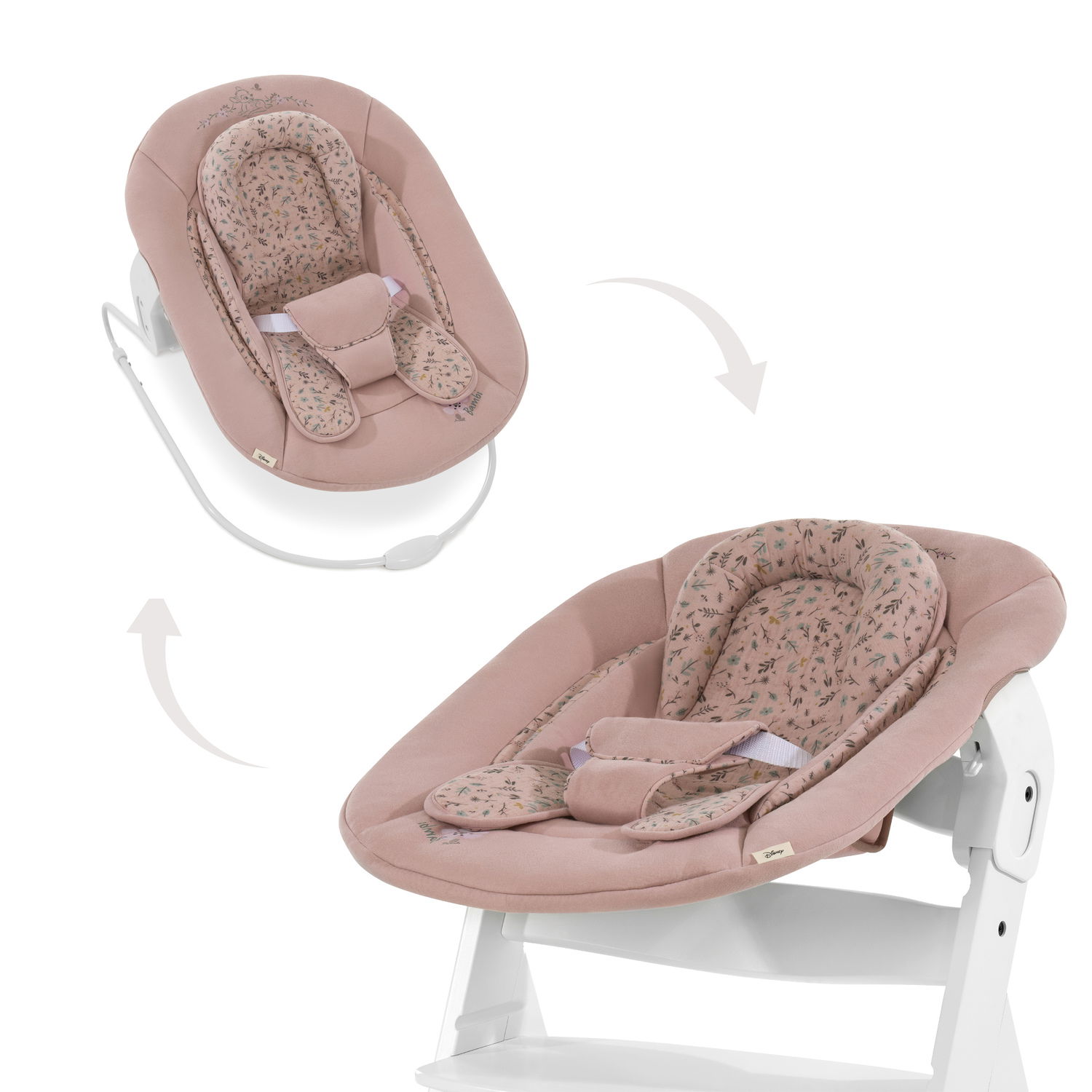 Hauck Alpha Bouncer 2in1 Babywippe Bambi