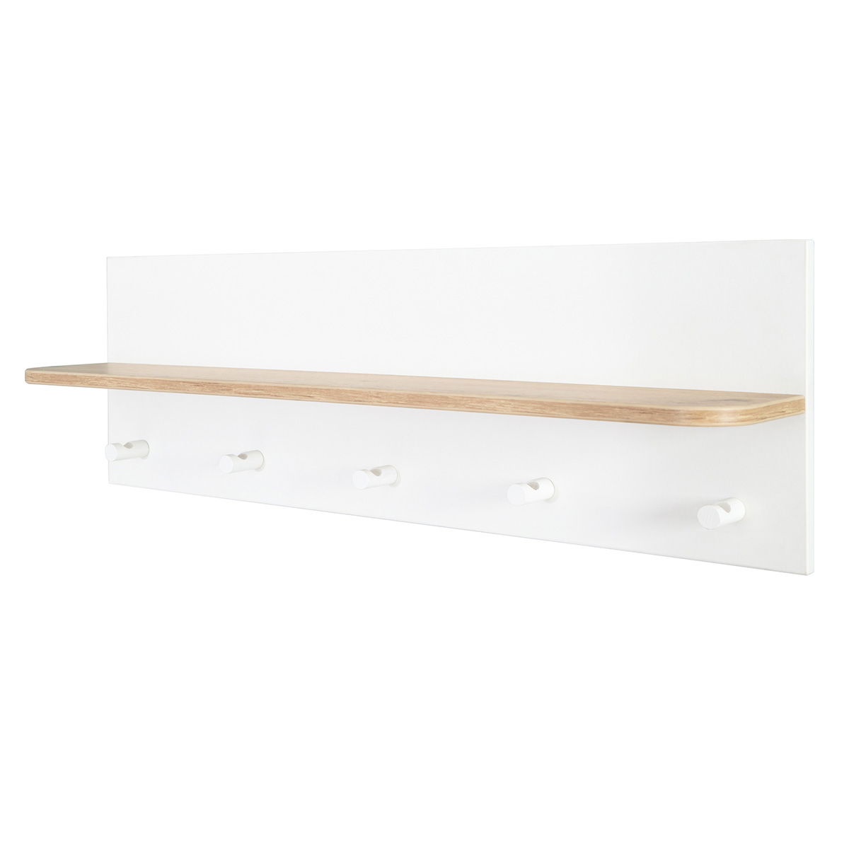 Roba Ava Wandgarderobe weiß/natur