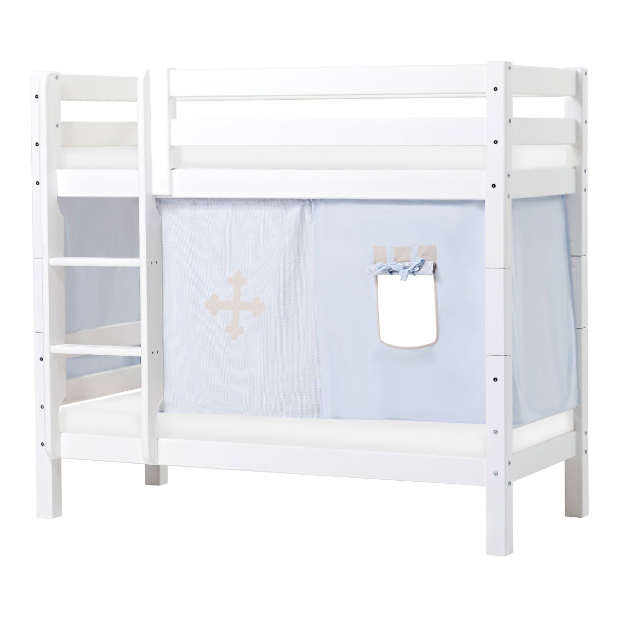 BUNDLE ECO Luxury Etagenbett 70x160 cm mit FAIRYTALE KNIGHT-Vorhang und ECO Luxury Matratze