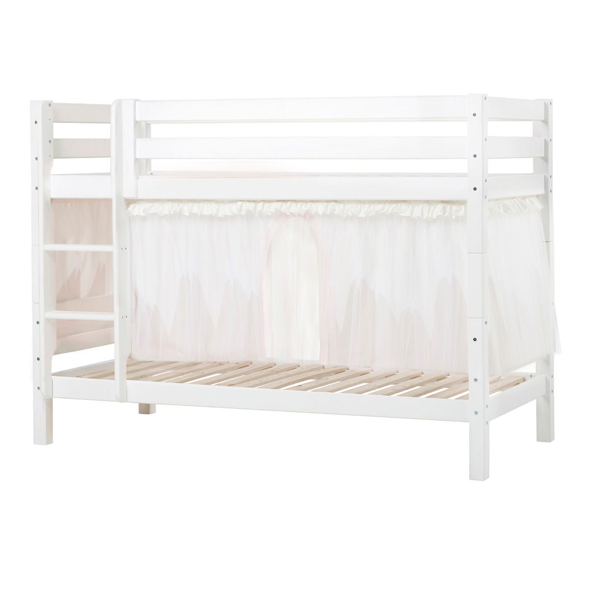 BUNDLE ECO Luxury Etagenbett 90x200 cm mit WINTER WONDERLAND Vorhang