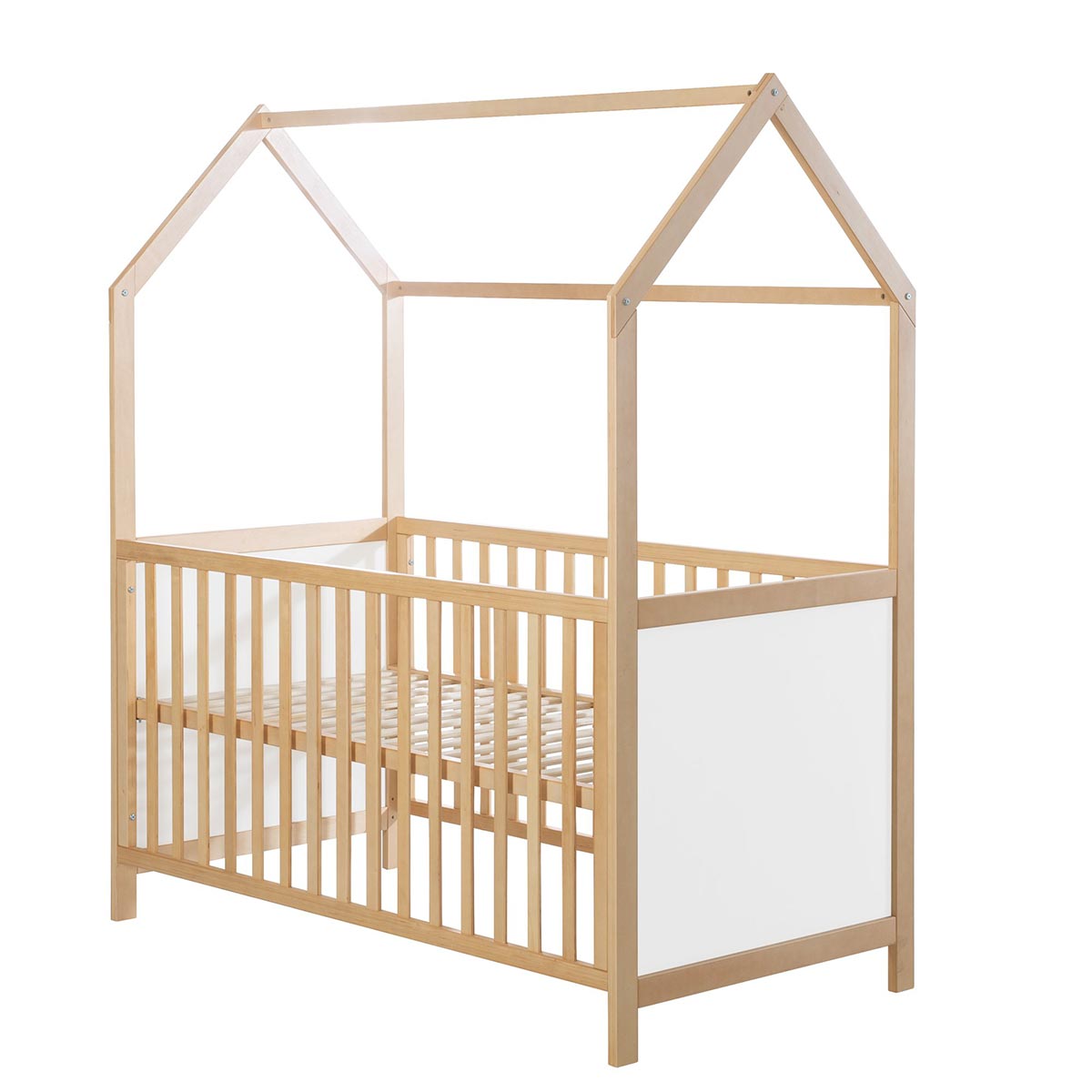 Roba Hausbett 70x140 cm natur/weiß umbaubar zum Juniorbett