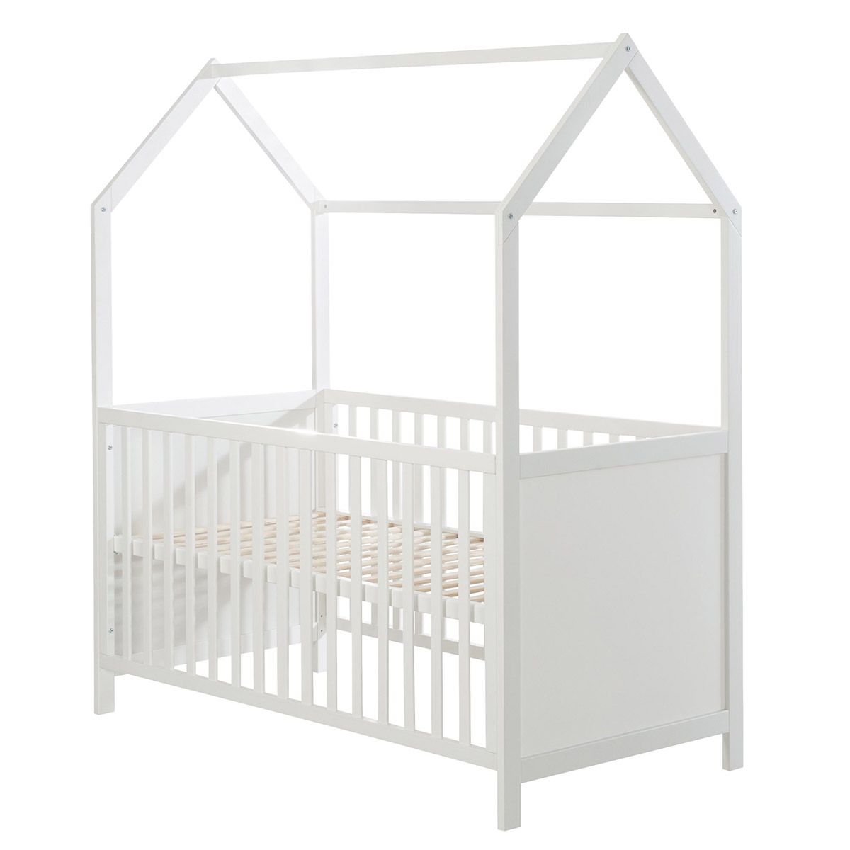 Roba Hausbett 70x140 cm weiß umbaubar zum Juniorbett