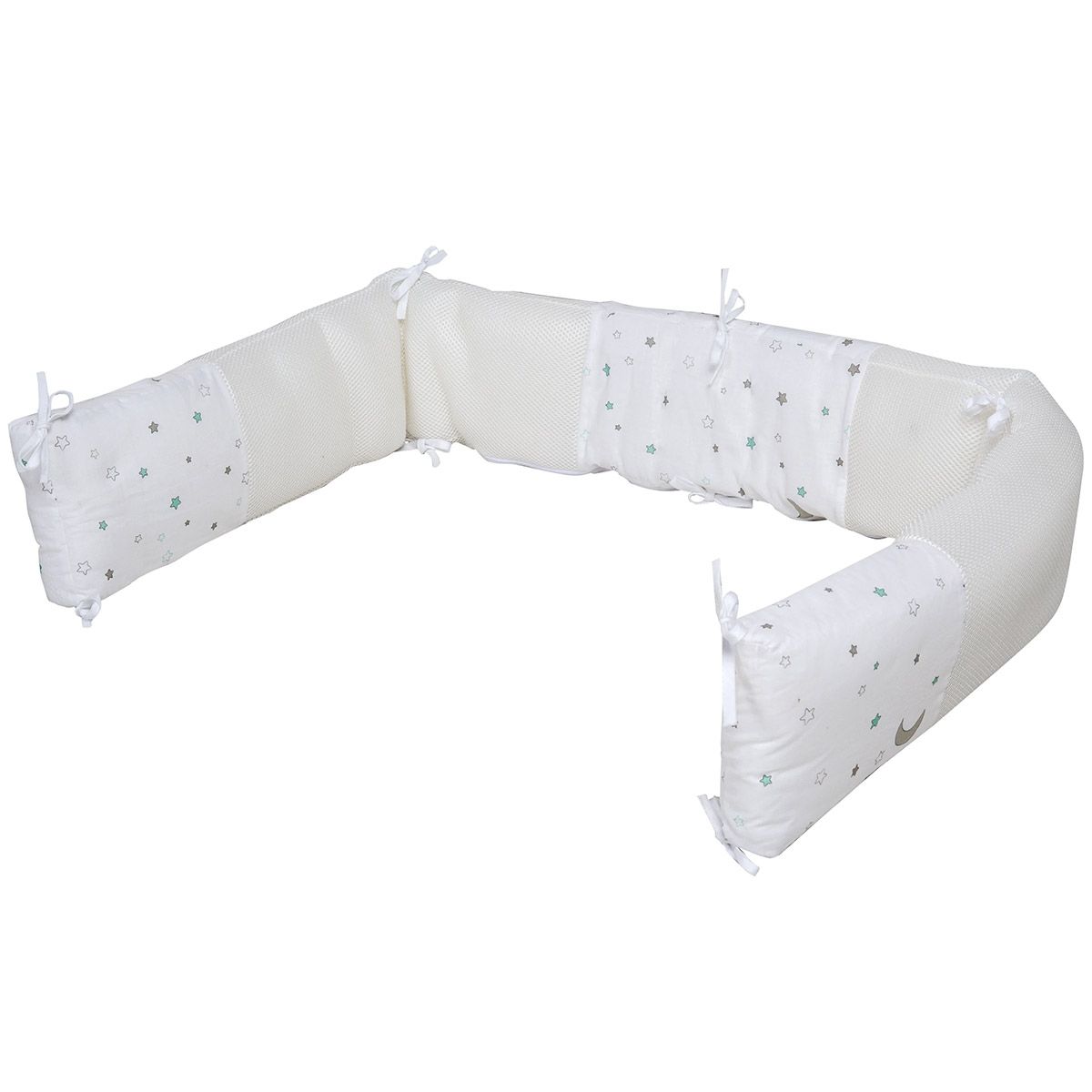 Roba Nestchen - Dessin wählbar kuscheliger Rundumschutz ( Babynest: Nestchen Easy Air Baumwolle safe asleep Sternenzauber / 204087V209)