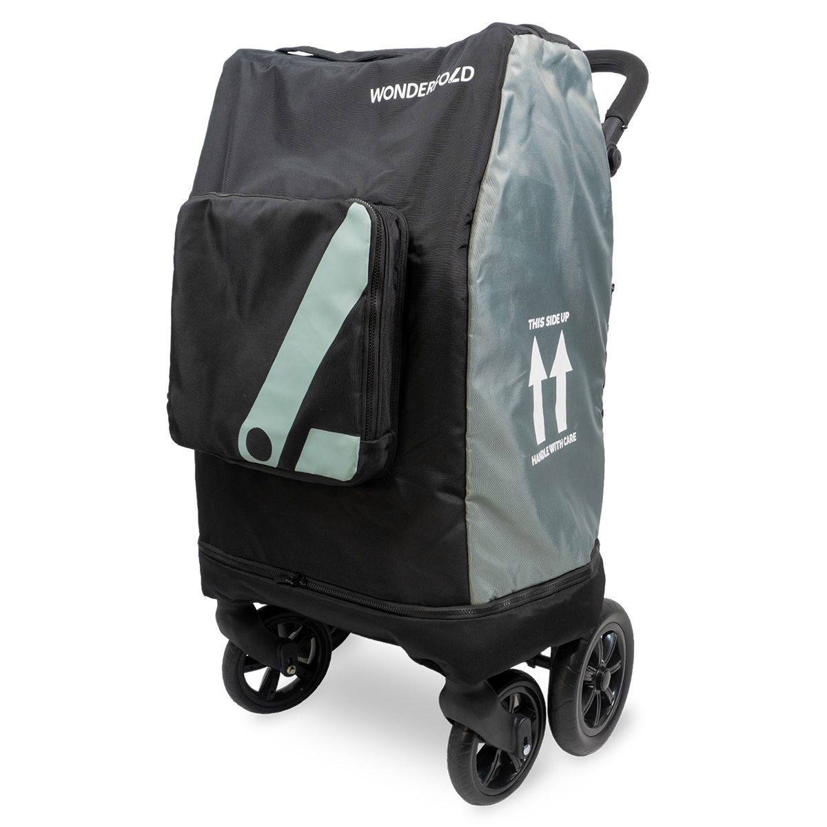 WonderFold Reiseschutzabdeckung für W2 Bollerwagen - schwarz