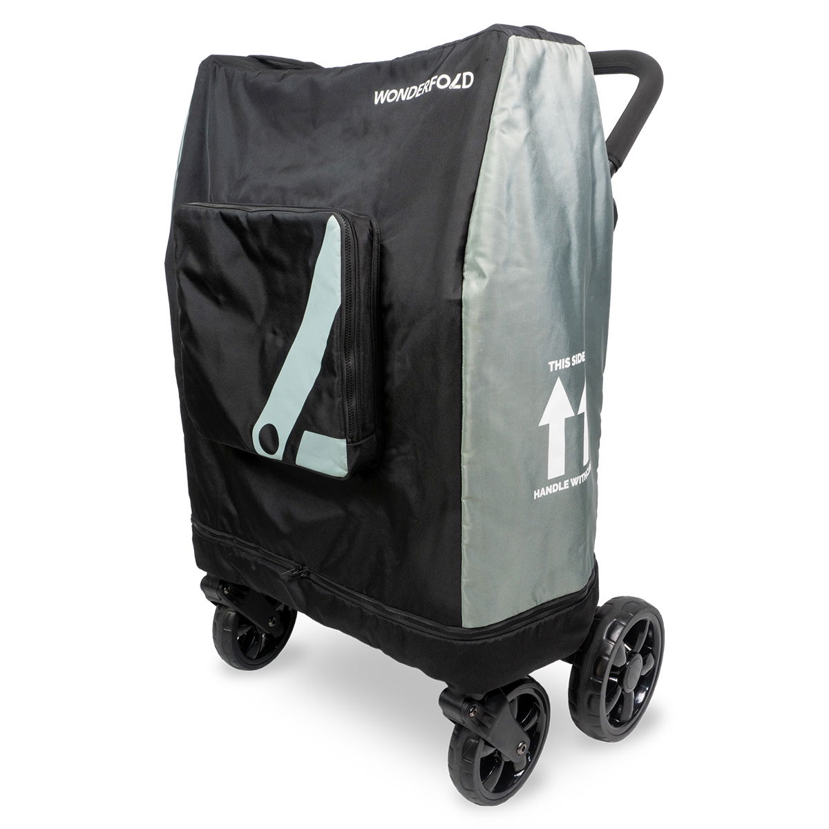 WonderFold Reiseschutzabdeckung für W4 Bollerwagen - schwarz