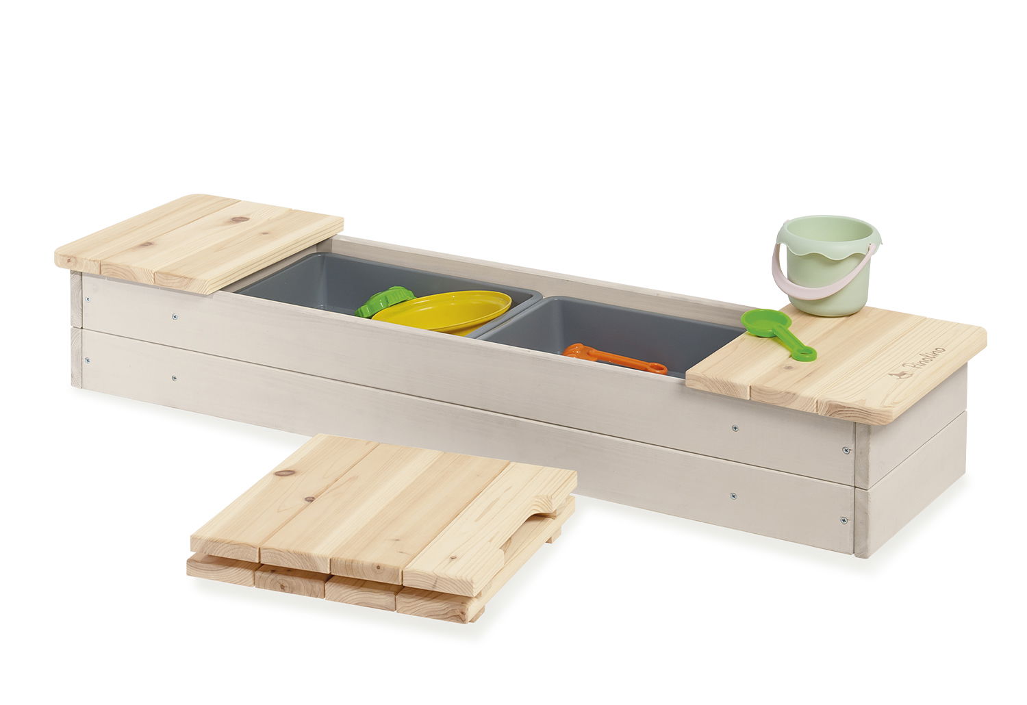 Pinolino Sandkasten 'Hedda', beige/natur