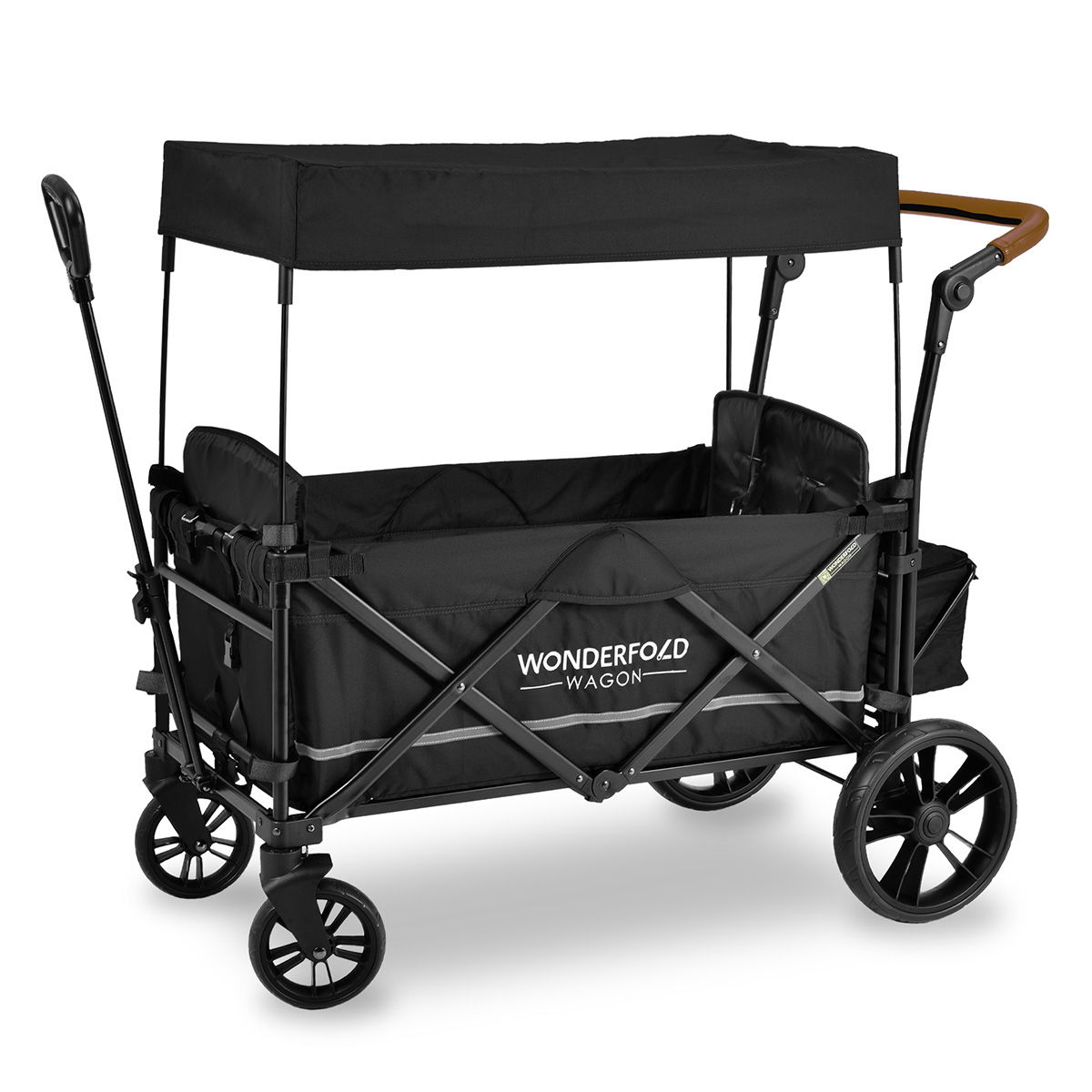 WonderFold X2 Push & Pull Bollerwagen - Stealth Black