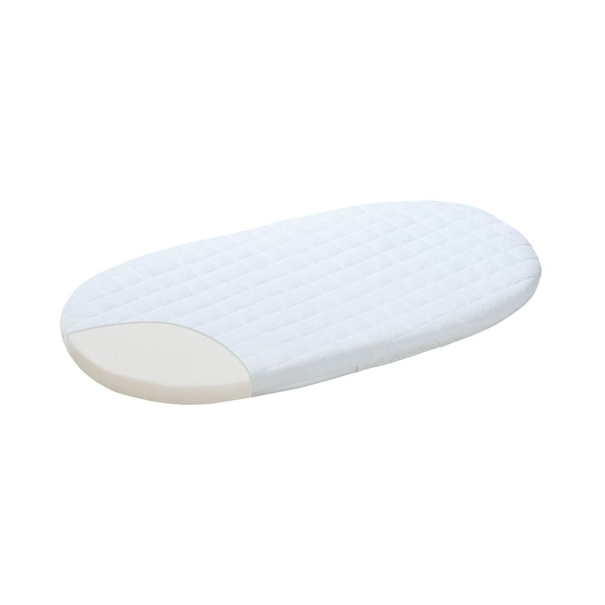 Alvi HygienAir Matratze klappbar - f. Beistellbett Frottier-Bezug mit Thermovliessteppung