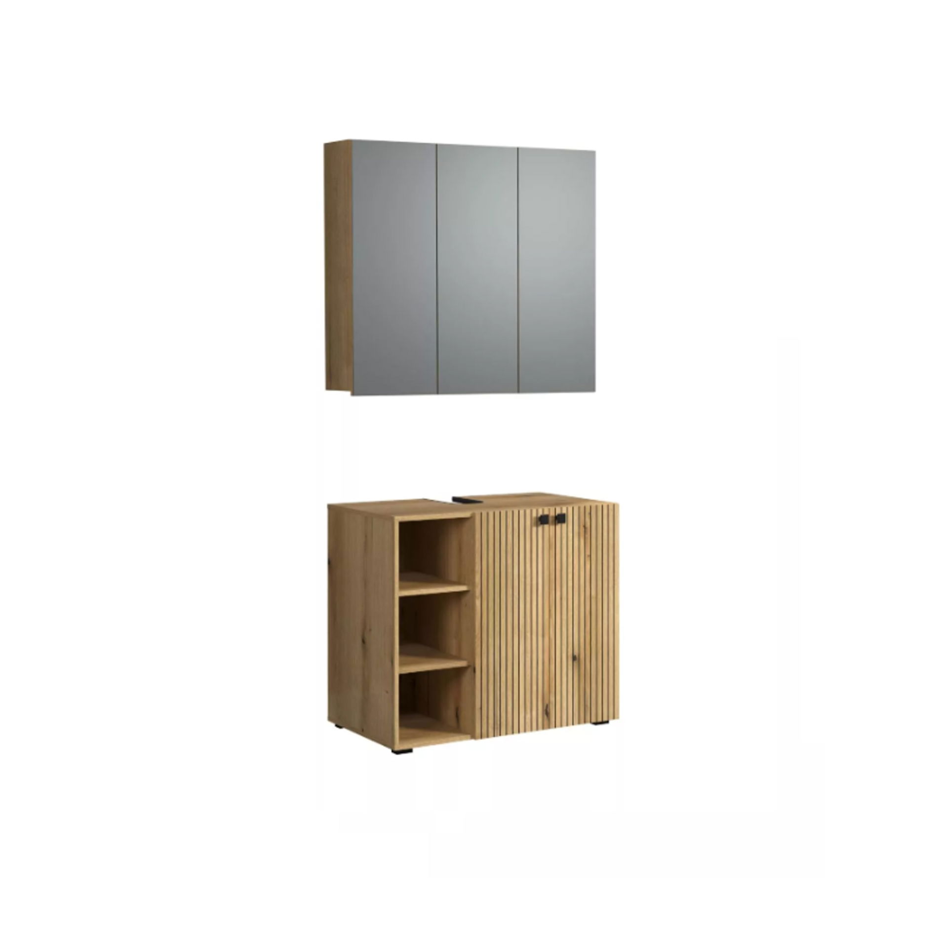 trendteam Pure Bliss Badmöbel-Set 2-teilig Evoke Eiche