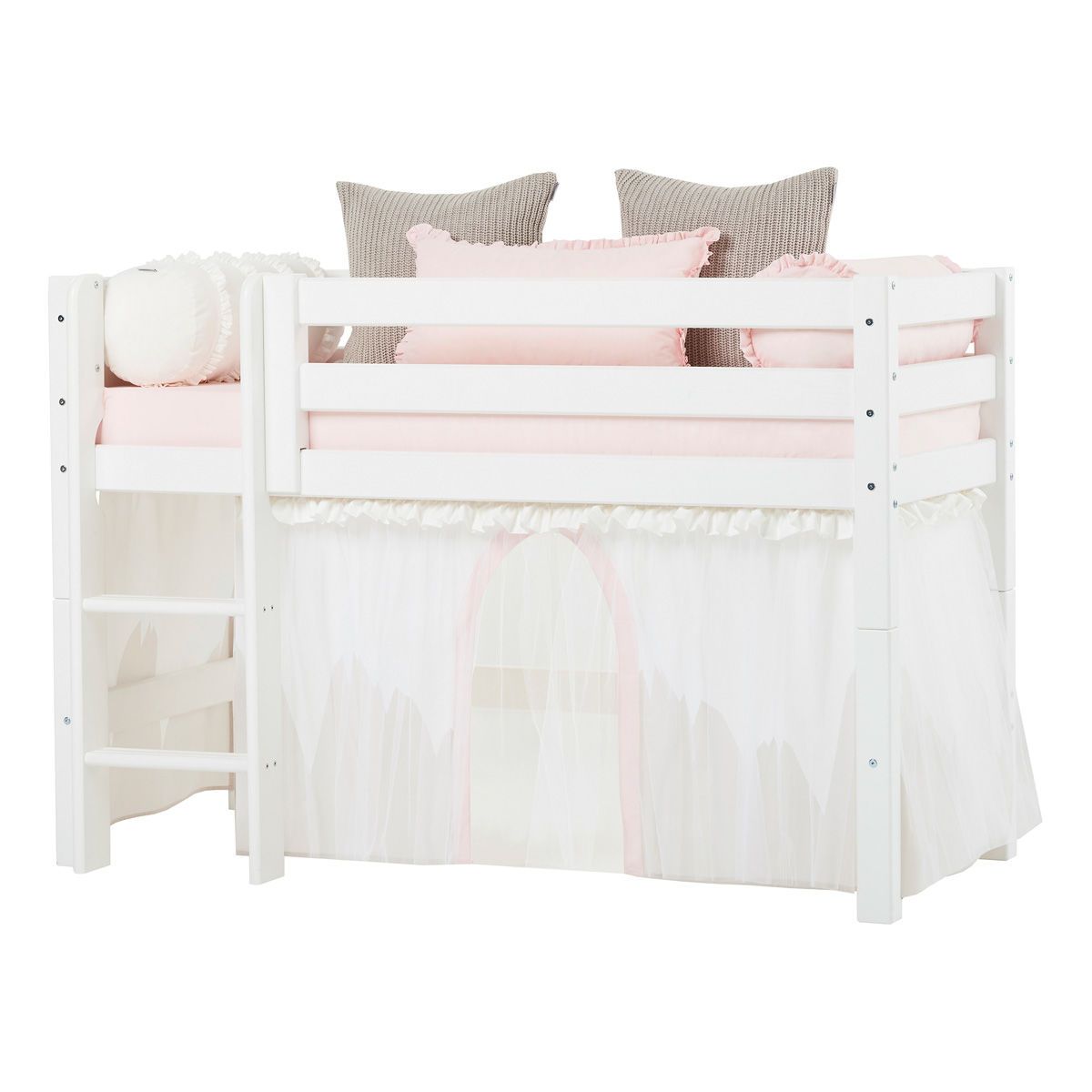 Hoppekids Lux-Vorhang-Set, halbhohes Bett 70x160 Dessin WINTER WONDERLAND - auch für Etagenbett