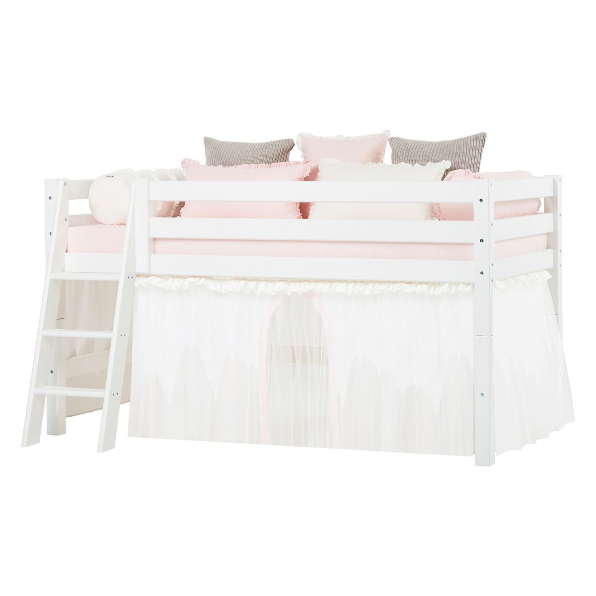 Hoppekids Lux-Vorhang-Set, halbhohes Bett 90x200 Dessin WINTER WONDERLAND - auch für Etagenbett