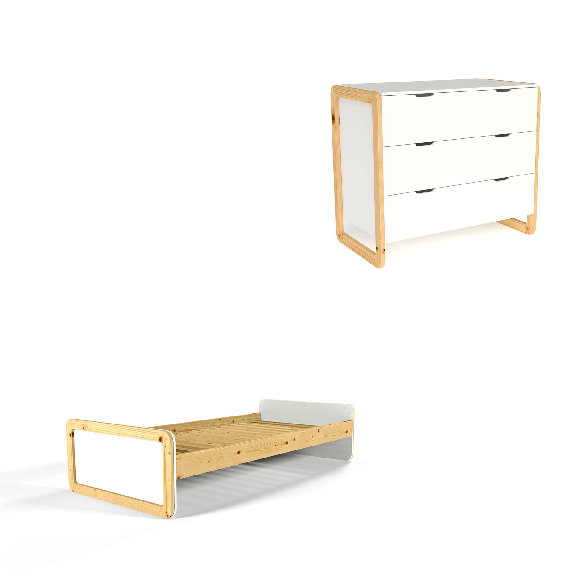 Nature Kid Laslo Kinderzimmer 90x200cm 2-teilig