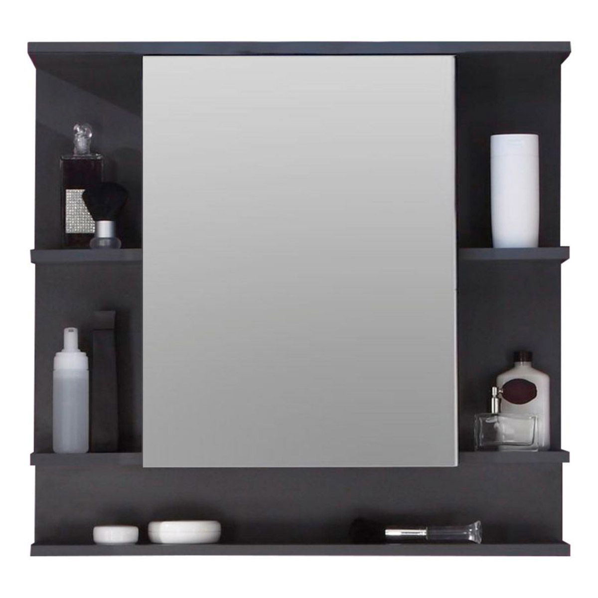 trendteam Tetis Spiegelschrank Weiß / Graphit