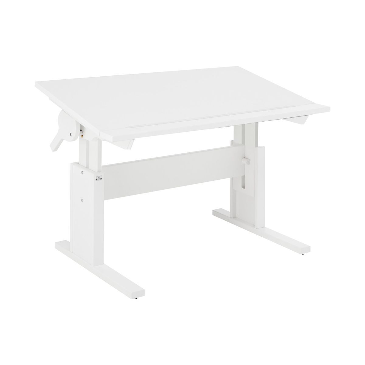 LIFETIME Schreibtisch Kiefer weiß 30245-10 neigbar &  höhenverstellbar