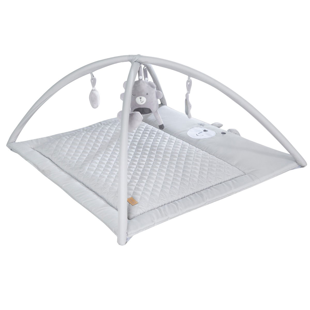 Roba Krabbeldecke mit Spielbogen 85x75cm - roba Style grau
