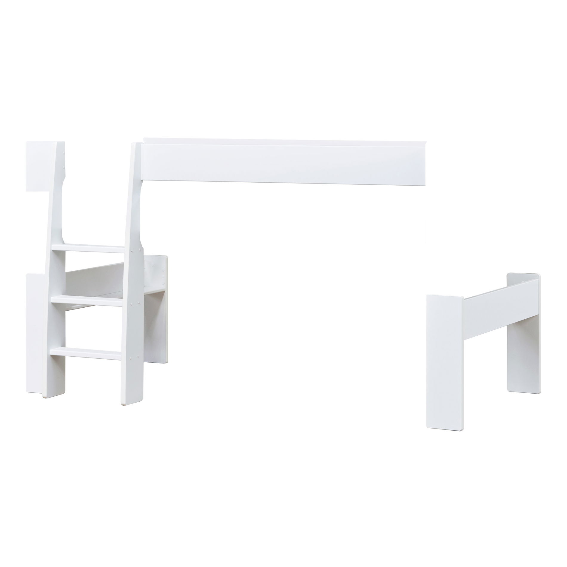 Hoppekids Steens for Kids Modul für Halbhochbett 90x200 cm, Weiß