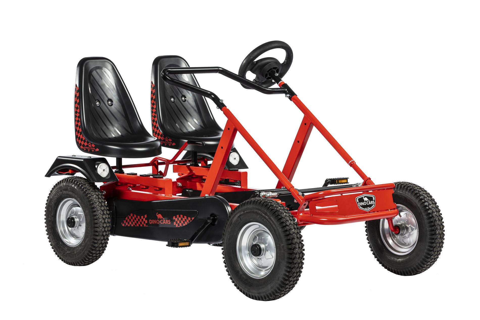 Dino Cars Twin F rot mit Stahlfelgen