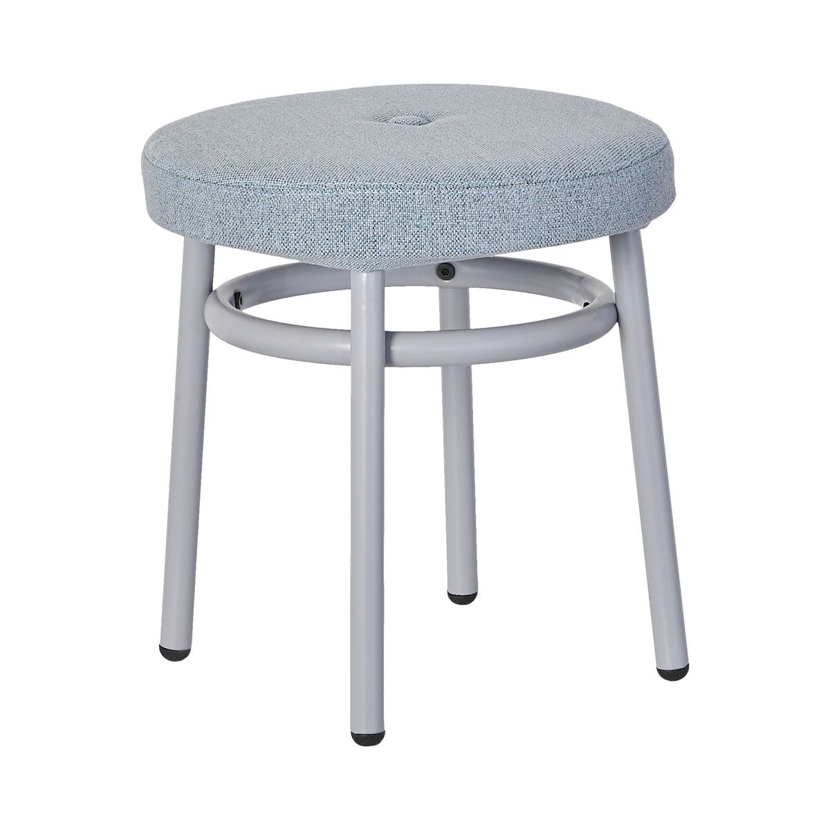 LIFETIME Chill Hocker - frosted blue Metallgestell & weiche Polster